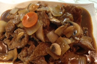 Chinese Restaurant Malta Beef with Mushroom